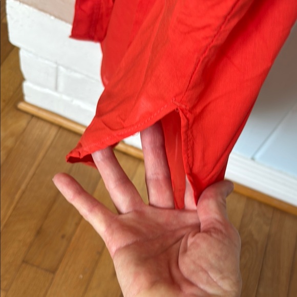 H&M Tomato Red Shirt Dress - Picture 5 of 6